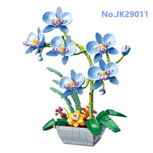 Load image into Gallery viewer, JAKI Blocks Kids Building Toys DIY Bricks Girls Flowers Potted Plant Puzzle Butterfly Orchid Home Decor Womens Gift JK2901 29011 29012