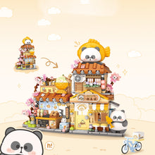 Load image into Gallery viewer, LOZ mini Blocks Kids Building Toys Puzzle Panda House Bricks Foldable Street View Girls Gift Home Decor 7201 7202