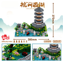 Load image into Gallery viewer, 3976pcs ZHEGAO mini Blocks Kids Building Bricks Toys Adult Puzzle Chinese Architecture Hangzhou West Lake Home Decor 8270