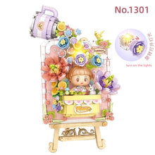 Load image into Gallery viewer, LOZ mini Blocks Kids Building Toys Drawing Painting Girls Gift Panda Bricks Puzzle With Lighting Home Decor 1301 1302