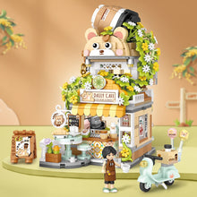 Load image into Gallery viewer, LOZ mini Blocks Kids Building Bricks Boys Toys Puzzle Girls Gift Panda Tea Shop Coffee Bar 1382 1383