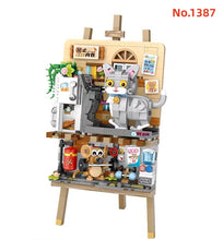 Load image into Gallery viewer, LOZ mini Blocks Kids Building Toys Drawing Painting Girls Gift Boy Cat Bricks Puzzle Home Decor 1386 1387