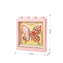 Load image into Gallery viewer, LOZ mini Blocks Kids Building Toys DIY Bricks Butterfly with Lighting Decorative Painting Puzzle Girls Women Gift Home Decor 1960 1961