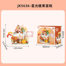 Load image into Gallery viewer, JAKI Blocks Kids Building Toys DIY Bricks Birthday Cake Model Puzzle Home Decor Girls Presents Women Gift 5635 5636 5637 5638 5639