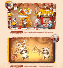 Load image into Gallery viewer, LOZ mini Blocks Kids Building Toys 2in1 Shadow Puppetry Lion Dance Holiday Gifts Decorative Puzzle With Lighting New Year Presents Home Decor 1966