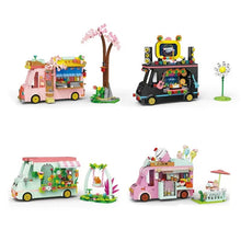 Load image into Gallery viewer, WL2044 2045 2046 2047 Kids Building Blocks Bricks Girls Toys Puzzle Gift Snack Truck Model