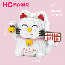 Load image into Gallery viewer, HC Diamond mini Blocks Kids Building Blocks Adult Toys Lucky Cat Puzzle Business Gift