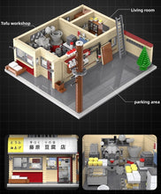 Load image into Gallery viewer, CaDA Blocks Kids Building Toys DIY Bricks Initial D Tofu Shop Puzzle Japanese Street View Boys Girls Gift Home Decor C61031