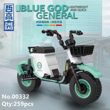 Load image into Gallery viewer, ZHEGAO MINI Blocks Kids Building Toys Bricks Girls Puzzle Electric Bicycle Model Home Decor Boys Gift 1265 1266 1267 1268 00331 00332 00333 00334