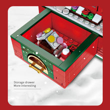 Load image into Gallery viewer, FC6003 Building Blocks Kids Building Bricks Toys Christmas Party House Puzzle gift with Lighting no box