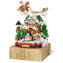 Load image into Gallery viewer, 1237 1238 1054 LOZ mini Blocks Kids Building Bricks Boys Toys Puzzle Christmas Tree Coffee House Girls Holiday Gift Music Box