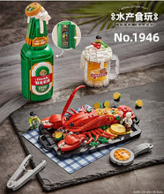Load image into Gallery viewer, LOZ mini Blocks Kids Building Bricks Toys Chinese Food Hairy Crabs Lobster Puzzle Home Decor Gift 1945 1946
