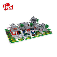 Load image into Gallery viewer, 3930pcs Lezi mini Blocks Kids Building Bricks Toys Adult Puzzle Suzhou Gardens 8202