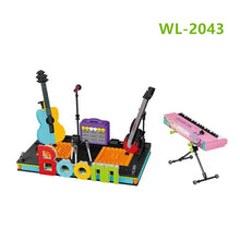 Load image into Gallery viewer, WL2042 2043 Kids Building Blocks Bricks Girls Toys Puzzle Boys Gift Music Drum Keyboards Home Decor