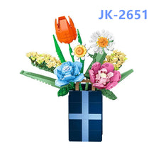 Load image into Gallery viewer, JAKI Blocks Kids Building Toys DIY Bricks Girls Flowers Plant Puzzle Girls Women Gift Home Decor JK2651 2652