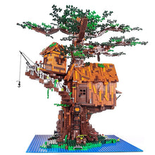 Load image into Gallery viewer, Mould King Blocks Kids building toys Adult MOC Blocks Housetree Puzzle with Lighting 16033 no box