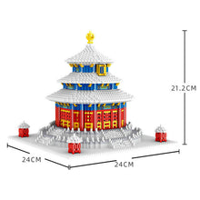 Load image into Gallery viewer, Lezi 8050 mini Block Teens Building Toys Adult Puzzle Temple of Heaven 2641pcs no box