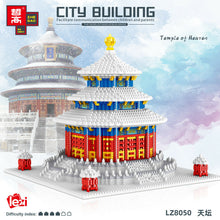 Load image into Gallery viewer, Lezi 8050 mini Block Teens Building Toys Adult Puzzle Temple of Heaven 2641pcs no box