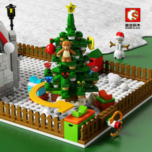 Load image into Gallery viewer, 601156 Sembo Blocks Kids Building Bricks Toys Snowman Puzzle Christmas gift with Lighting