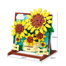 Load image into Gallery viewer, ZHEGAO mini Blocks Kids Building Toys DIY Bricks Girls Gift Painting Flowers Puzzle Home Decor 1013 1014 1015