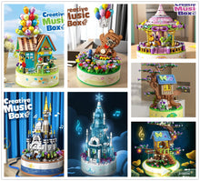 Load image into Gallery viewer, Panlos Blocks Kids Building Bricks Toys Music box House Puzzle Girls Holiday Gift For Birthday Christmas