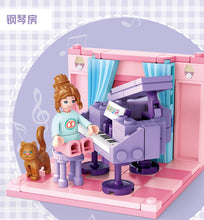 Load image into Gallery viewer, 6in1 Room Sluban Blocks Kids Building Toys Girls Puzzle Gift B0757