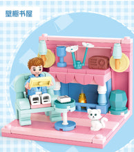 Load image into Gallery viewer, 6in1 Room Sluban Blocks Kids Building Toys Girls Puzzle Gift B0757
