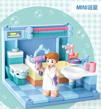 Load image into Gallery viewer, 6in1 Room Sluban Blocks Kids Building Toys Girls Puzzle Gift B0757