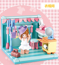 Load image into Gallery viewer, 6in1 Room Sluban Blocks Kids Building Toys Girls Puzzle Gift B0757