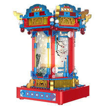 Load image into Gallery viewer, JAKI Blocks Kids Building Toys DIY Bricks Music Box With Lighting Chinese Lamp Palace Lantern Puzzle Home Decor Girls Women Gift 1188