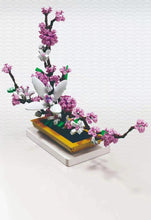 Load image into Gallery viewer, QZL Blocks Kids Building Toys Bricks Girls Lilac Flowers Potted Plant Puzzle Home Decor Womens Gift 92008