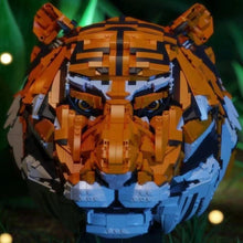 Load image into Gallery viewer, QZL Blocks Kids Building Toys DIY Bricks Tiger Head Puzzle Home Decor Boys Men Girls Gift E03000