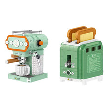 Load image into Gallery viewer, ZHEGAO Blocks 01008 01036 01053 mini Blocks Kids Building Toys DIY Bricks Girls Gift Coffee Maker Bread Machine Puzzle Home Decor