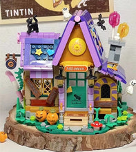 Load image into Gallery viewer, BALODY mini Blocks Kids Building Toys Halloween House Puzzle Holiday Gift Home Decor With Lighting 21052