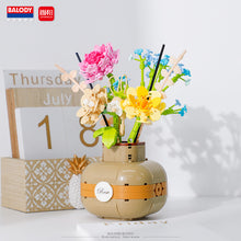 Load image into Gallery viewer, BALODY mini Blocks Kids Building Toys Rose Sunflower Flowers Vase Girls Women Gift Home Decor 21088 21089 21090 21091