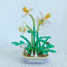 Load image into Gallery viewer, WL2113 2115 Kids Building Blocks DIY Flower Bricks Girls Toys Pot Plant Puzzle Women Gift Home Decor