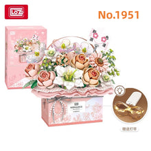 Load image into Gallery viewer, LOZ mini Blocks Kids Building Toys DIY Bricks Flower Bouquet Puzzle With Lighting Girls Women Lover Gift Home Decor 1951 1952