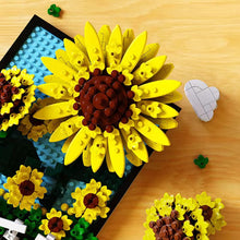 Load image into Gallery viewer, QZL Blocks Kids Building Toys DIY Bricks Sunflower Decorative Painting Puzzle Home Decor Women Girls Gift 92003