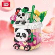 Load image into Gallery viewer, Loz mini Blocks Kids Building Toys DIY Bricks Panda Drink Puzzle Girls Gift 9286
