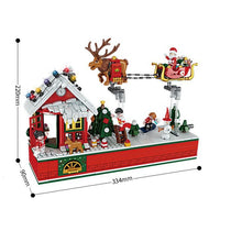 Load image into Gallery viewer, FC6003 Building Blocks Kids Building Bricks Toys Christmas Party House Puzzle gift with Lighting no box