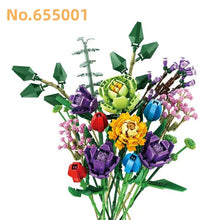 Load image into Gallery viewer, Panlos Blocks Kids Building Toys Bricks Girls Flowers Bouquet Puzzle Home Decor Women Holiday Gift 655001 655002 655007 655008