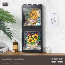 Load image into Gallery viewer, LOZ mini Blocks Kids Building Toys DIY Bricks Sunflower Tiger Decorative Painting Puzzle Girls Women Gift Home Decor 1905 1906 1907 1908