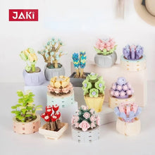 Load image into Gallery viewer, JAKI Blocks Kids Building Toys Bricks Girls Flowers Potted Plant Puzzle Home Decor Womens Gift JK2710