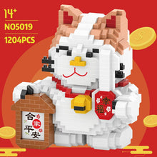 Load image into Gallery viewer, HC Diamond mini Blocks Kids Building Blocks Adult Toys Lucky Cat Puzzle Business Gift