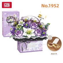 Load image into Gallery viewer, LOZ mini Blocks Kids Building Toys DIY Bricks Flower Bouquet Puzzle With Lighting Girls Women Lover Gift Home Decor 1951 1952
