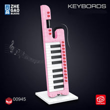 Load image into Gallery viewer, ZG 00942-00947 mini Blocks Kids Building Bricks Toys Musical Instruments Puzzle Girls Gift Guitar Piano Volin Chinese lute