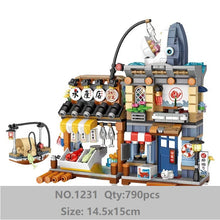Load image into Gallery viewer, 1231 1232 LOZ mini Blocks Kids Building Bricks Boys Toys Puzzle Girls Gift Japanese Snack Bar 1231 1232