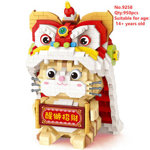 Load image into Gallery viewer, LOZ mini Blocks Kids Building Toys Lion Puzzle Chinese New Year Gift 9258 1931