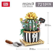 Load image into Gallery viewer, 1245 1246 LOZ mini Blocks Kids Building Toys DIY Bricks Puzzle Girls Gift Cactus Flowers Potted Plants Home Decor