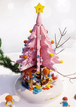 Load image into Gallery viewer, ZHEGAO MINI Blocks Kids Building Bricks Toys Music box Christmas Tree Puzzle Girls Holiday gift with Lighting 1023 1024